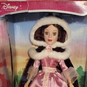 Disney Belle Porcelain Keepsake Doll Avon Exclusive 2002 – brass key